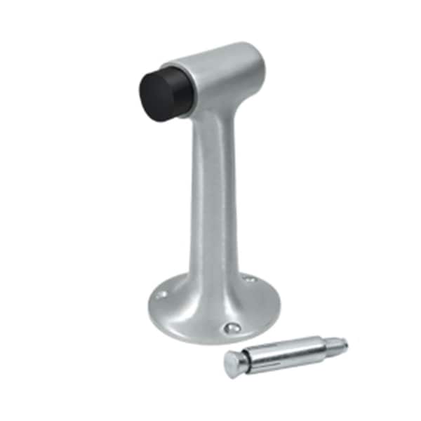 Patioplus 6 in. Heavy Duty Floor Mount Bumper, Satin Chrome - Solid PA2667110 - main